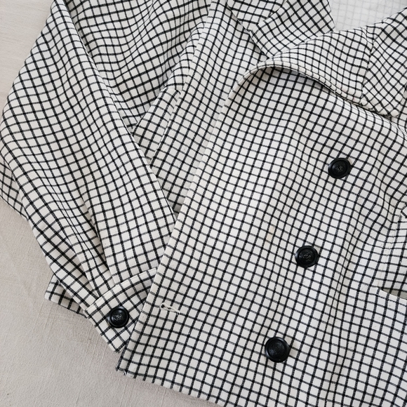 Cabi grid blazer jacket medium women's - Picture 3 of 8